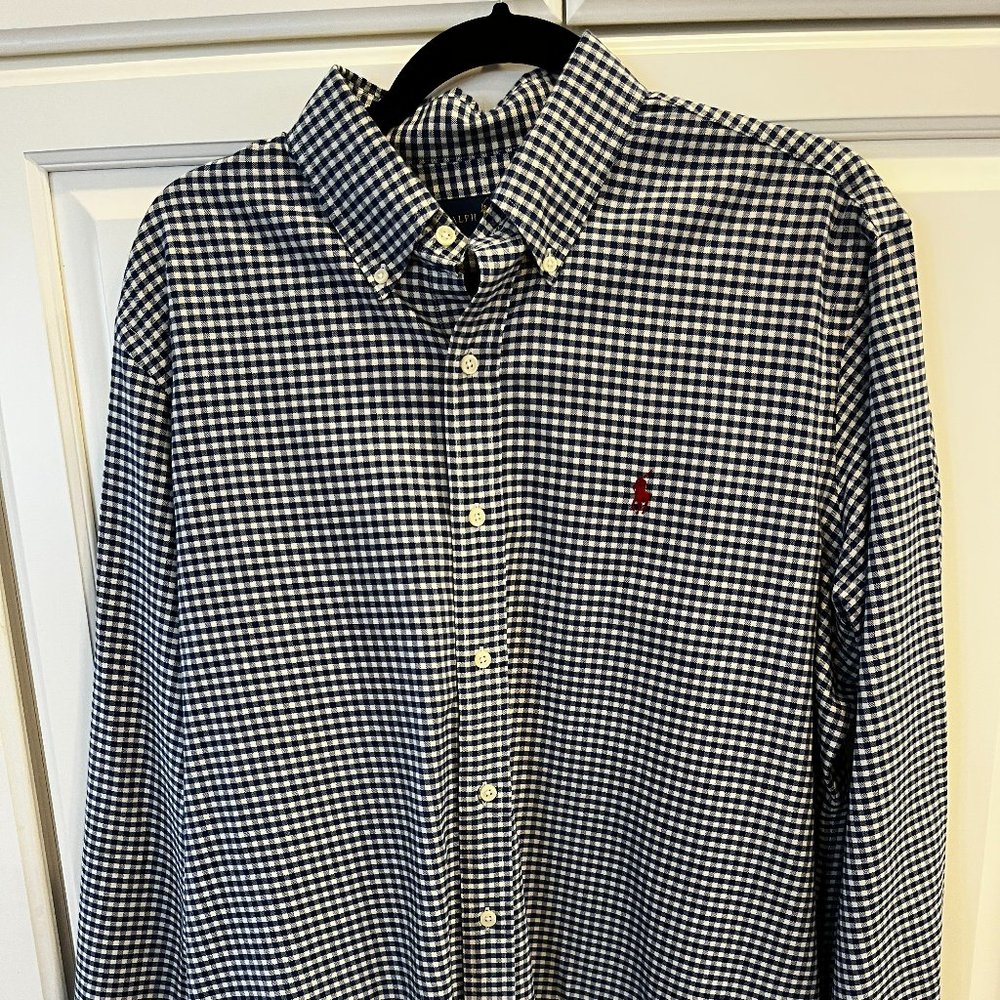 Polo Button Down Shirt - Lightly Worn - Size Large